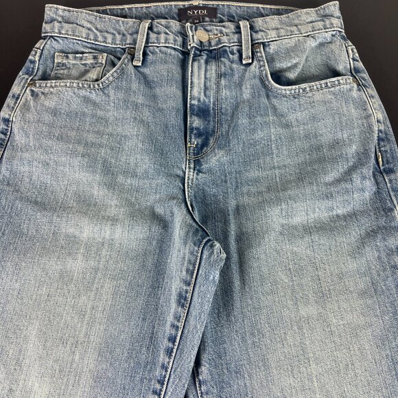 Not Your Daughters Jeans Women's 28x29* Brooke Loose Straight Blue Denim Tag 26 - Picture 2 of 16